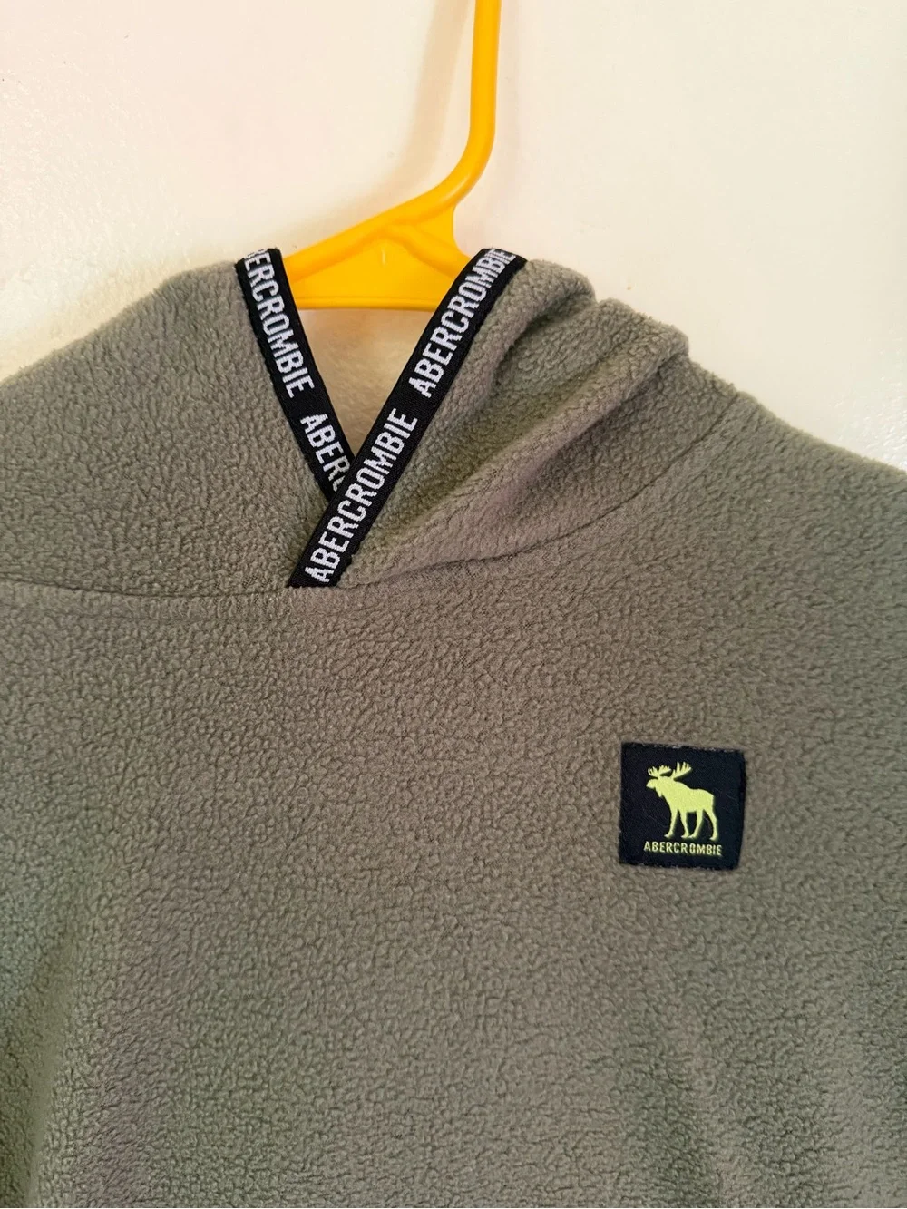 Abercrombie & Fitch Kids Olive Green Fleece Hoodie and Jogger Set